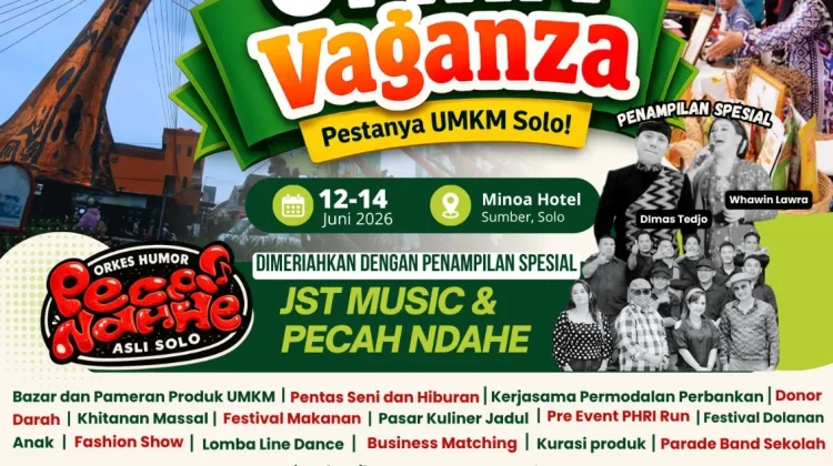 Puluhan Pengusaha Ramaikan UMKM Vaganza Solo 2026