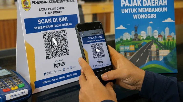 Pendapatan Daerah Lampaui Target, Pemkab Wonogiri Perkuat Digitalisasi Pajak