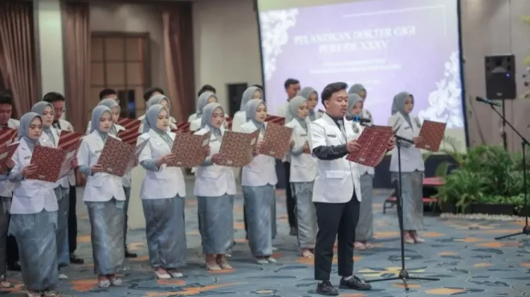 Kelulusan One Shot 100 Persen, FKG UMS Lantik Dokter Gigi Baru
