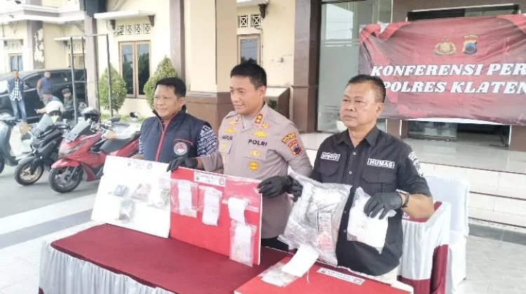 Empat Bulan Terakhir Polres Klaten Ungkap 15 Kasus Narkotika dengan 23 Tersangka