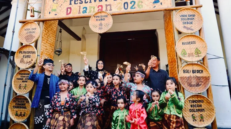 Wawali Solo Aspresiasi Gelaran Festival Bocah Dolanan di Ndalem Joyokusuman