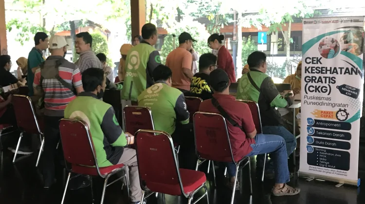 Pemkot Solo dan Gojek Gelar Cek Kesehatan Gratis untuk Mitra Pengemudi