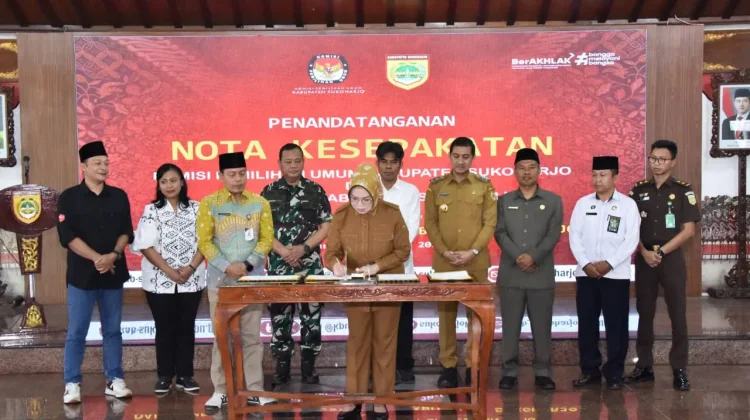 Perkuat Demokrasi, Pemkab Sukoharjo Jalin MoU Dengan KPU