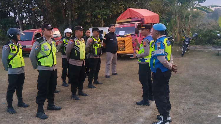 Polres Wonogiri Kawal Keberangkatan Calon Warga PSHT ke Ponorogo