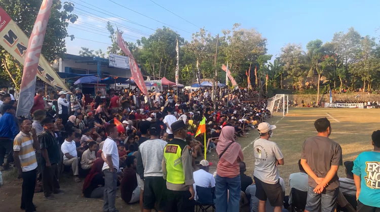 Pengamanan Ketat Antar Final Taruna Shakti Cup Kondusif