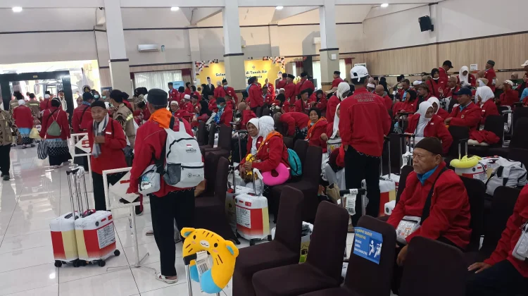 Embarkasi Donohudan Terima Dua Kloter Asal Kabupaten Sukoharjo