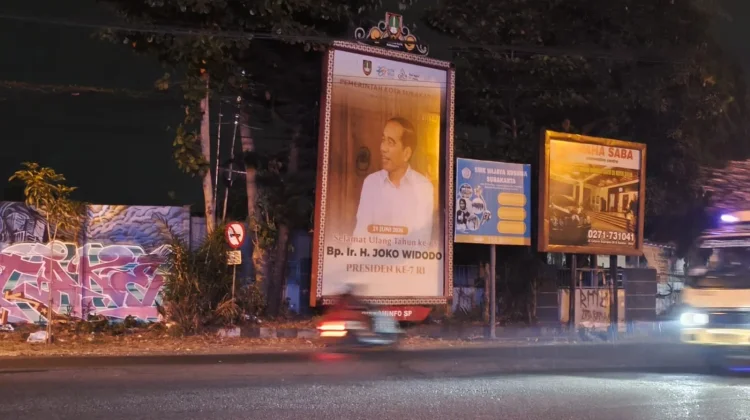 Pemkot Solo Tegaskan Baliho Ulang Tahun Jokowi Tidak Gunakan APBD