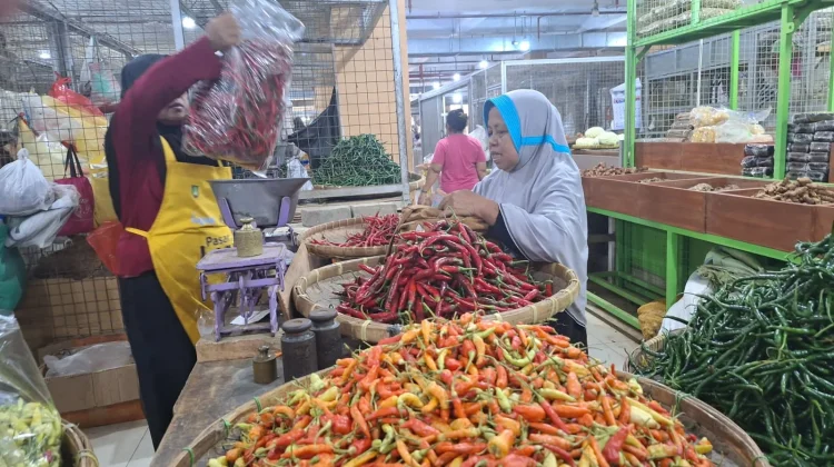 Setelah Melambung Beberapa Pekan, Harga Komoditas Cabai di  Solo Berangsur Turun