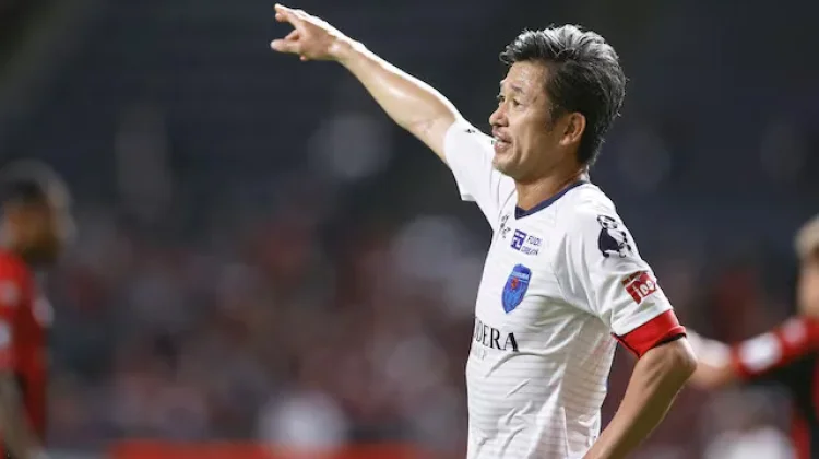 "King Kazu" 59 Tahun dan Masih Aktif Bermain Sepak Bola Profesional