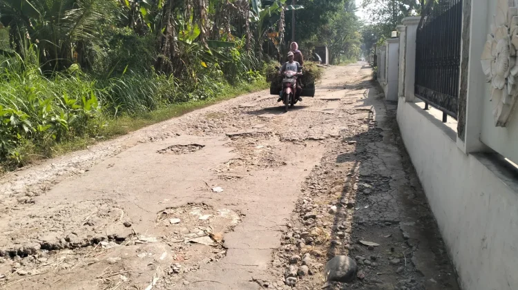 Jalan Kabupaten di Beteng Rusak Parah, Bupati Klaten: 2027 Akan Diperbaiki