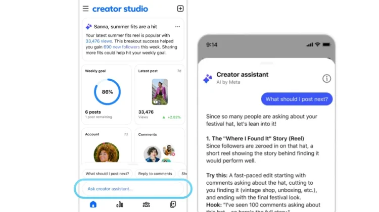 Meta Uji Asisten AI Pendamping Kreator Facebook