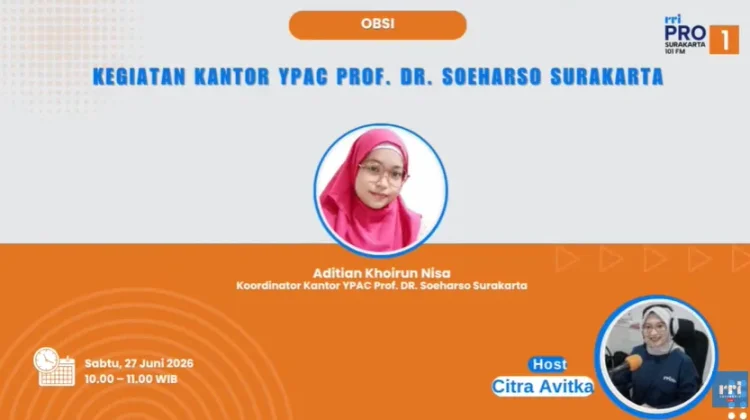YPAC Prof. Dr. Soeharso Surakarta Dorong Kemandirian Penyandang Disabilitas