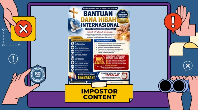 Hoaks Hibah Internasional Umat Kristen Catut Ditjen Bimas