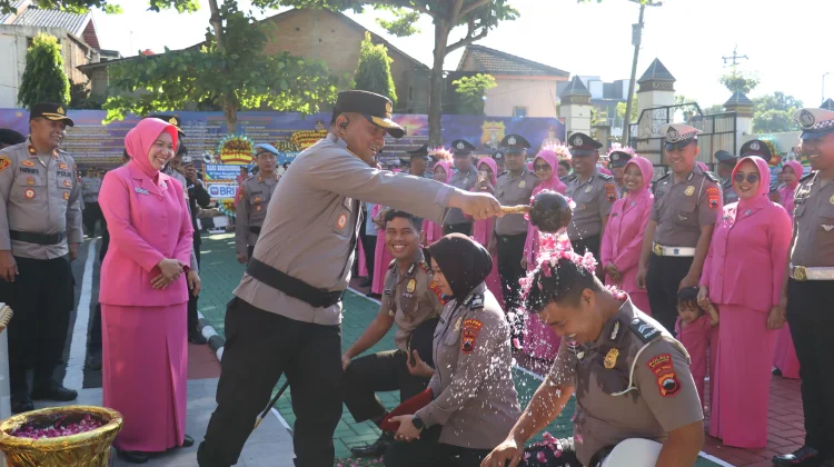 Sebanyak 58 Personel Polres Wonogiri Naik Pangkat Periode Juli 2026