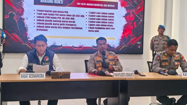 Pengungkapan 3,5 Kilogram Sabu Jadi Rekor Terbesar Polresta Surakarta