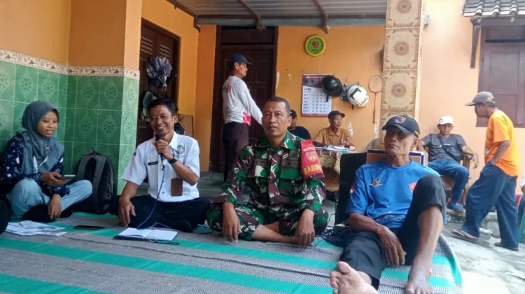 Babinsa Wonosari Dorong Pola Tanam Serentak Perkuat Pangan Desa