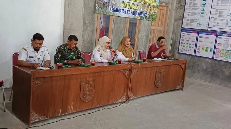 Danramil Karangnongko Komitmen Koramil Kawal Program Ketahanan Pangan