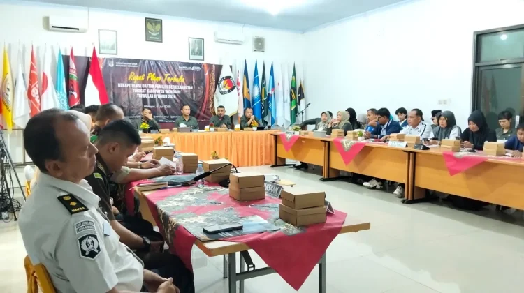PDPB Triwulan II, Jumlah Pemilih Wonogiri Turun 2.344 Orang