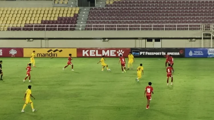 Ujicoba di Manahan Solo, Timnas U17 Versus Timnas U17 Malaysia Berakhir Imbang