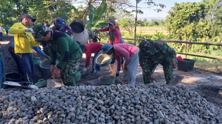 KBMKB Malangjiwan Klaten Bangun Jalan Usaha Tani