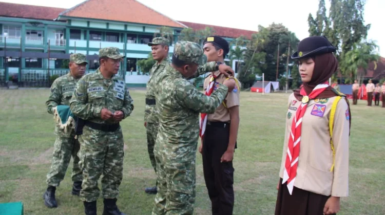 Perjusami KKRI Kodim Klaten Gembleng Mental Puluhan Siswa SMA