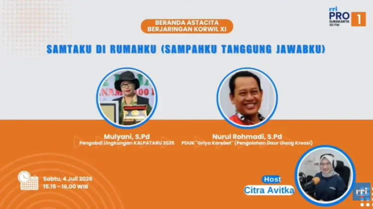Kelola Sampah dari Rumah, Wujudkan Lingkungan Bersih
