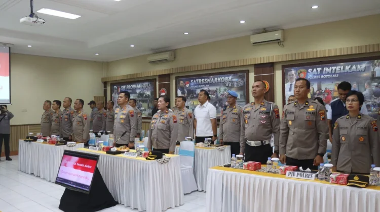 Kapolres Boyolali Sambut Kunker dan Sosialisasi MKD DPR RI