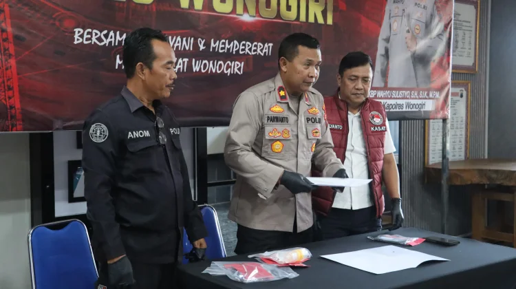 Polres Wonogiri Tegaskan Perang Narkoba dan Tangkap Pengedar Sabu