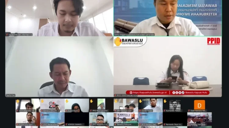 Bawaslu Wonogiri Perkuat Transparansi Hadapi Evaluasi Informasi Publik