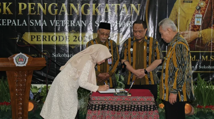 Koyem Kembali Pimpin SMA Veteran 1 Sukoharjo Periode 2026–2030