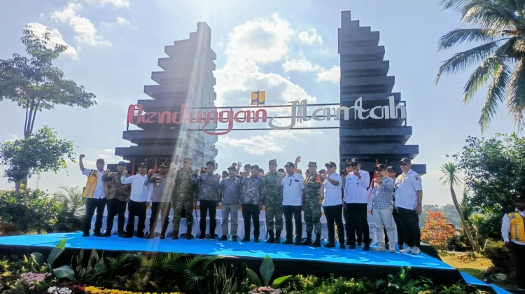 Topang Ketahanan Pangan, Presiden Prabowo Resmikan Bendungan Jlantah