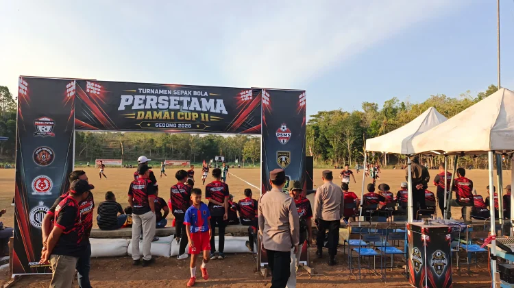 Turnamen Persetama Damai Cup II Berjalan Aman Berkat Pengamanan Polisi