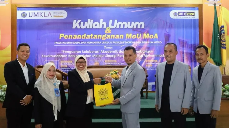 FISHUM UMKLA dan FEB UM Metro Perkuat Kolaborasi Akademik Jalin Kerjasama