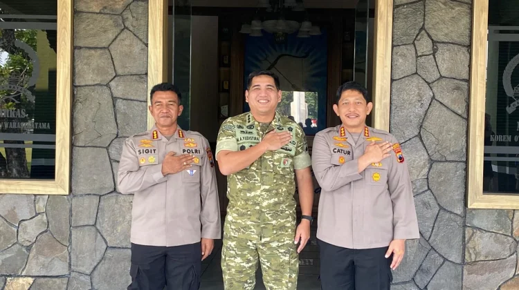 Kapolresta Solo Perkuat Sinergi TNI-Polri, Silaturahmi ke Korem 074/Warastratama