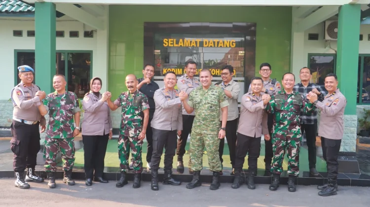 Kapolres Sukoharjo Kunjungi Dandim 0726, Tegaskan Komitmen Sinergi untuk Negeri