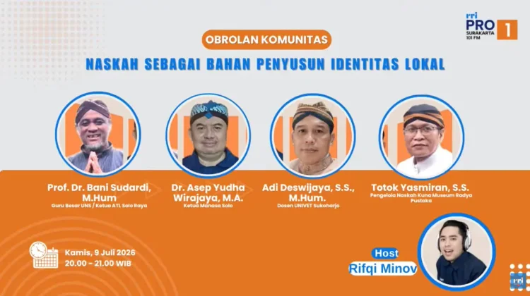 Naskah Kuno Jadi Kunci Identitas Lokal, Ini Penjelasan Para Ahli