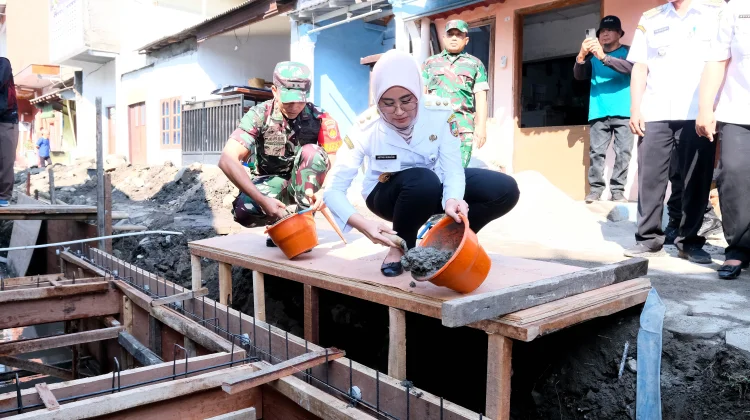 TMMD Tahap III 2026 Surakarta Dimulai, Benahi Drainase di Kampung Blangkon