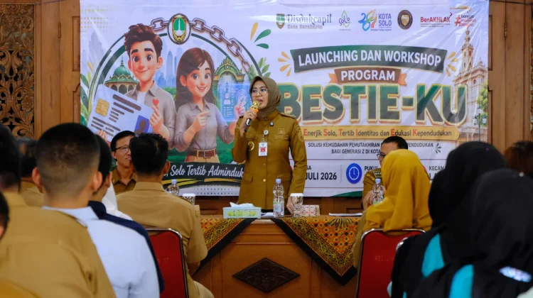 Solo Luncurkan BESTIE-KU, Gen Z Jadi Pelopor Tertib Administrasi Kependudukan