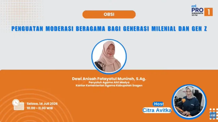 Moderasi Beragama Jadi Benteng Generasi Muda di Era Media Sosial