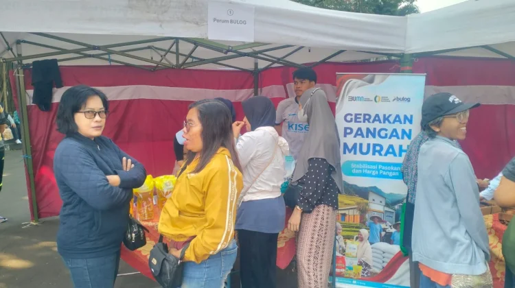 Gerakan Pangan Murah Klaten Diserbu Masyarakat