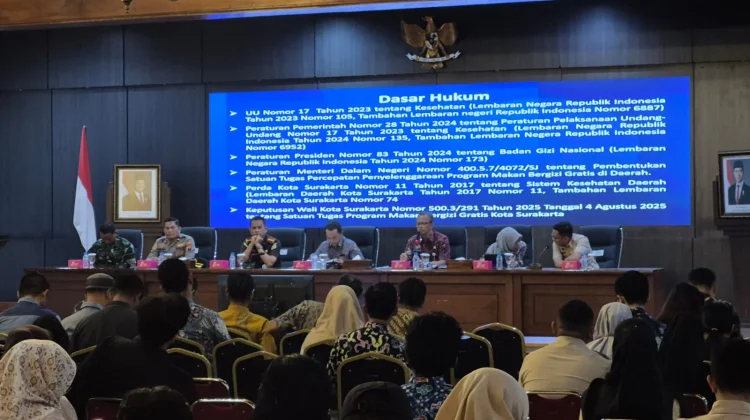 Komitmen Zero Accident, Pemkot Surakarta Gelar Rakor Program MBG
