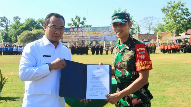 TMMD Sragen Prioritaskan Pembangunan Desa Tertinggal dan Kawasan Pinggiran
