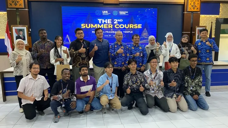 FT UNS Kaji Teknologi Candi Prambanan di 2nd Summer Course 2026