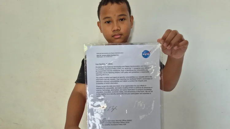 Bocah SD Asal Boyolali Raih Penghargaan NASA usai Temukan Celah Keamanan Situs