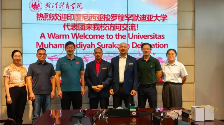 Penjas FKIP UMS Perkuat Kolaborasi Global, Gelar MoU dengan Wuhan Sport University