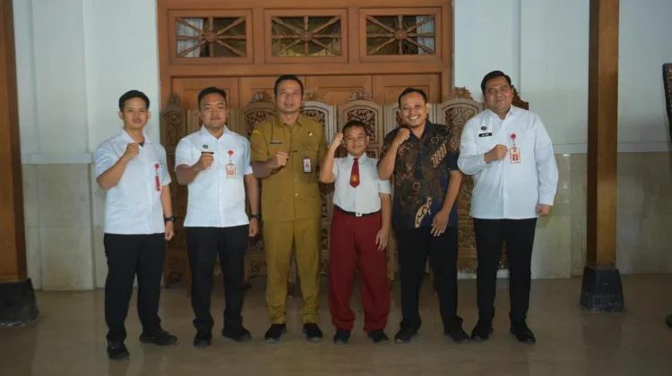 Badan Siber dan Sandi Negara Temui Anak SD Boyolali yang dapat Sertifikat NASA