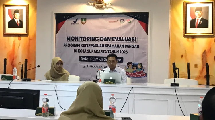 Pemkot Solo dan BPOM Evaluasi Program Keterpaduan Keamanan Pangan 2026