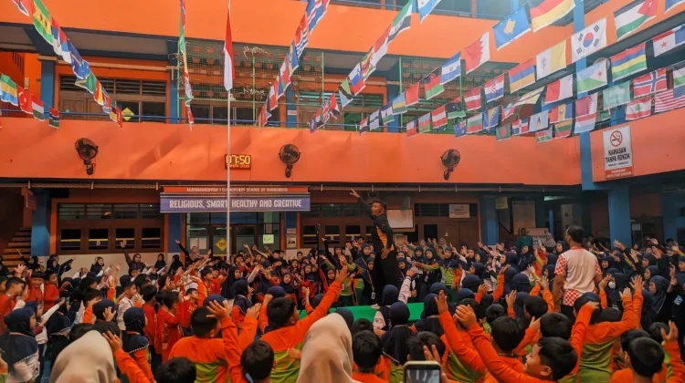 Peringati Hari Anak Nasional dengan Senam Anak Hebat