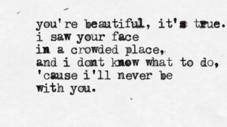 Makna Kelam 'You're Beautiful'