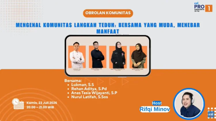 Langkah Teduh Ajak Anak Muda Bergerak Menebar Manfaat